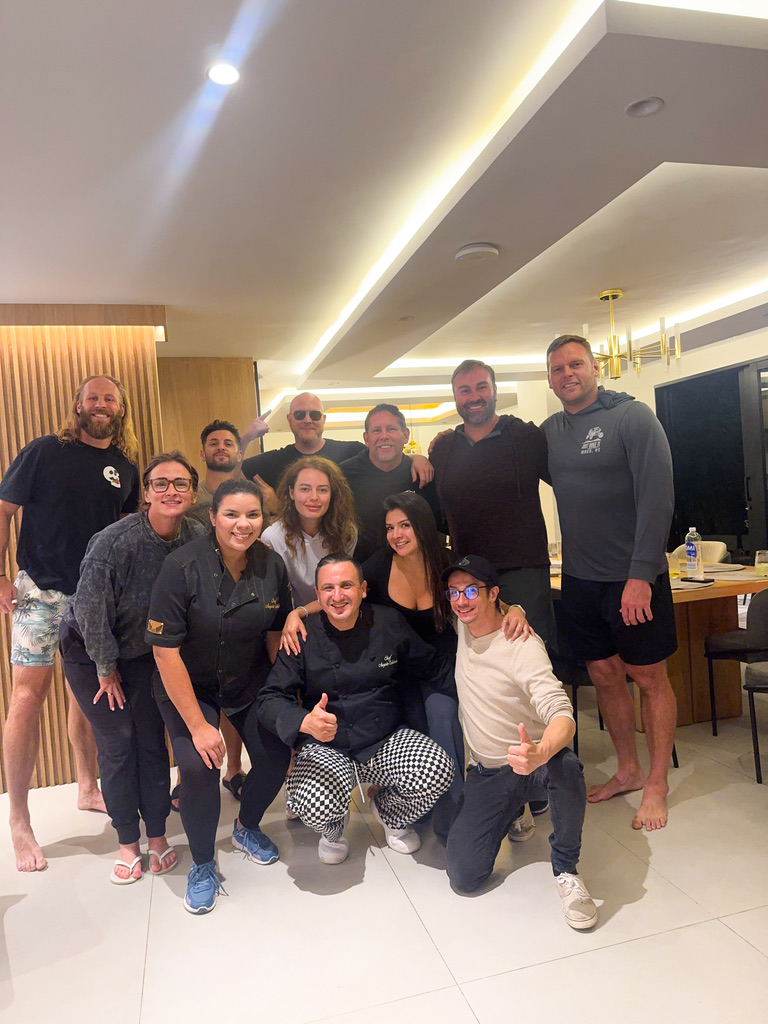 Dinner in the villa